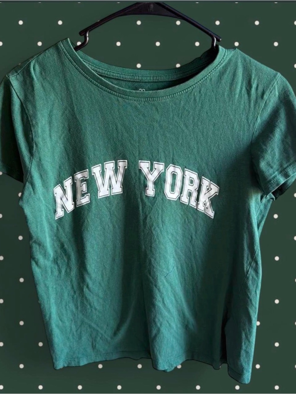 Primark Teal Green "New York" Short Sleeve Tee